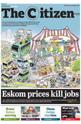 Cover of The Citizen (KZN)
