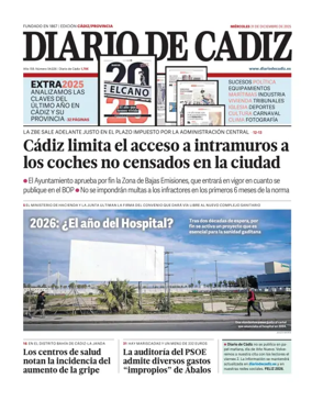 Cover of Diario de Cadiz