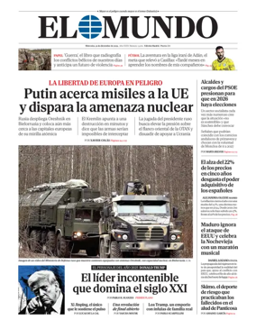 Cover of El Mundo Madrid