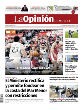 Cover of La Opinion de Murcia