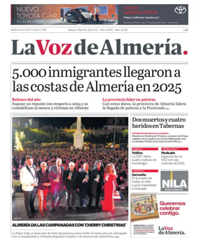 Cover of La Voz de Almeria