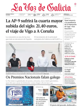 Cover of La Voz de Galicia (Carballo)