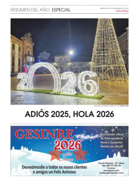 Cover of La Voz de Galicia (Ourense) - Especial1