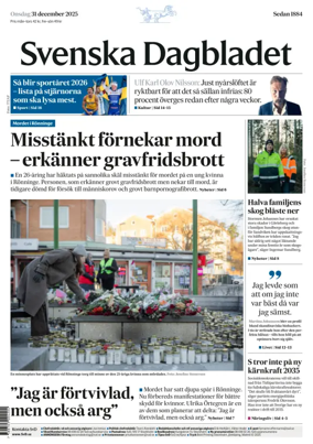 Cover of Svenska Dagbladet
