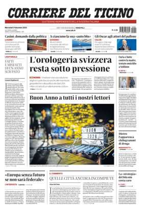 Cover of Corriere del Ticino