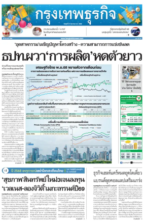 Cover of Krungthep Turakij