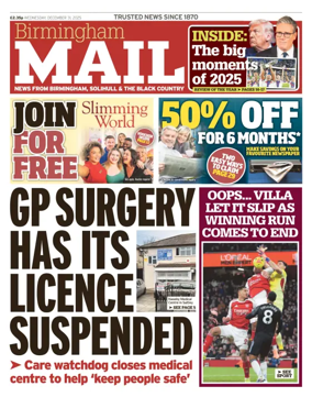 Cover of Birmingham Mail
