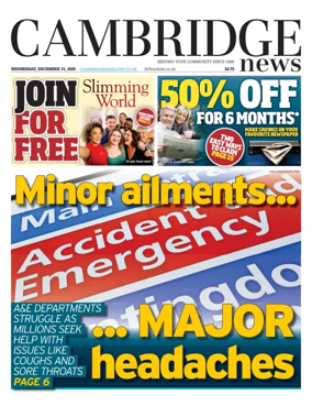 Cover of Cambridge News
