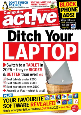 Cover of Computer Active (UK)