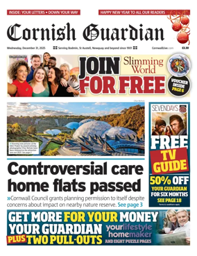 Cover of Cornish Guardian (Newquay & the North Coast)
