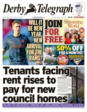 Cover of Derby Telegraph