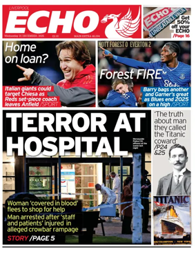 Cover of Liverpool Echo