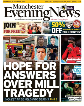 Cover of Manchester Evening News
