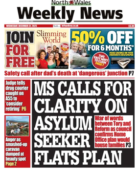 Cover of North Wales Weekly News