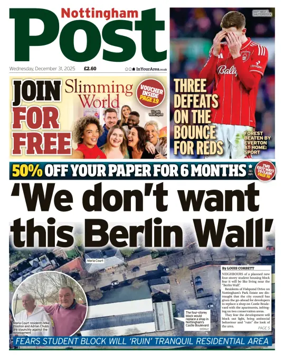 Cover of Nottingham Post