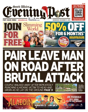 Cover of South Wales Evening Post