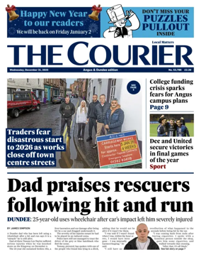 Cover of The Courier & Advertiser (Angus and Dundee)