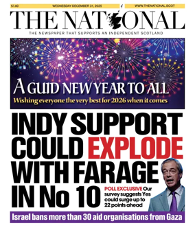 Cover of The National (Scotland)