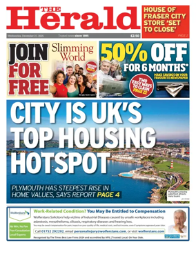 Cover of The Plymouth Herald