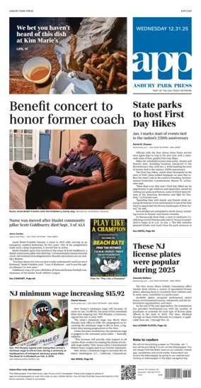 Cover of Asbury Park Press