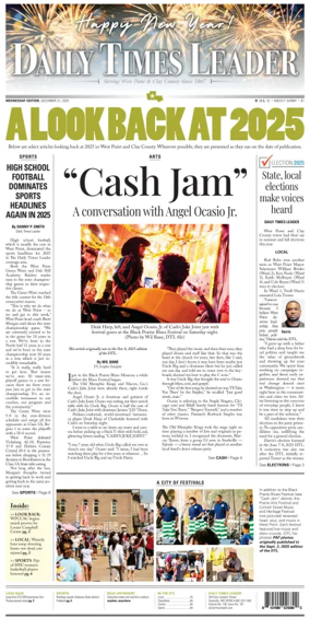 Cover of Daily Times Leader