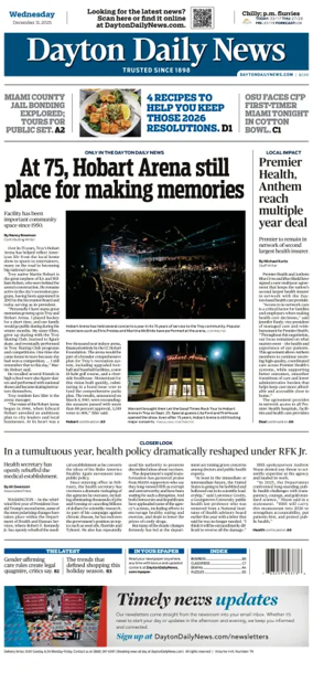 Cover of Dayton Daily News