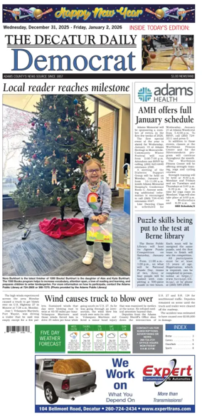 Cover of The Decatur Daily Democrat