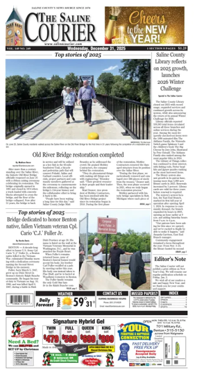 Cover of The Saline Courier