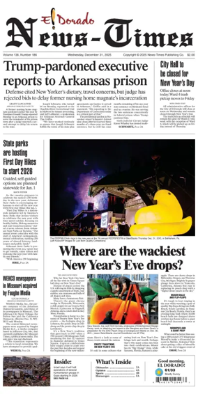 Cover of El Dorado News-Times (VCID - Camden News)