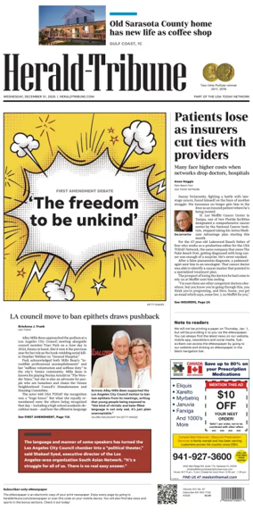 Cover of Herald-Tribune