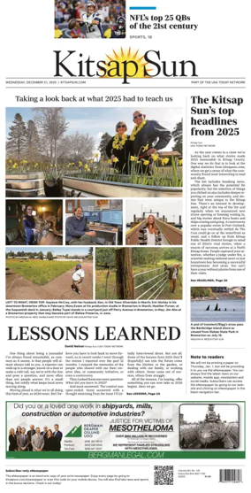 Cover of Kitsap Sun