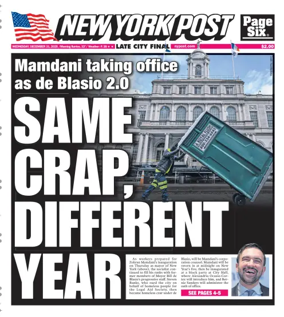 Cover of New York Post