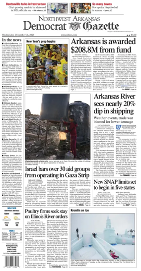Cover of Northwest Arkansas Democrat-Gazette