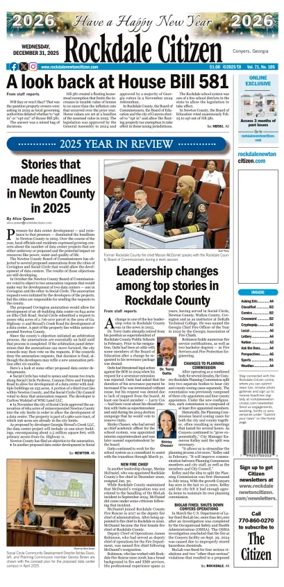 Cover of Rockdale Citiizen