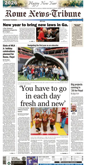 Cover of Rome News-Tribune