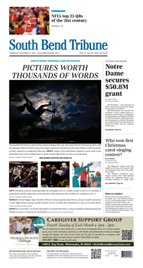 Cover of South Bend Tribune