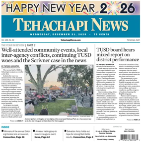 Cover of Tehachapi News