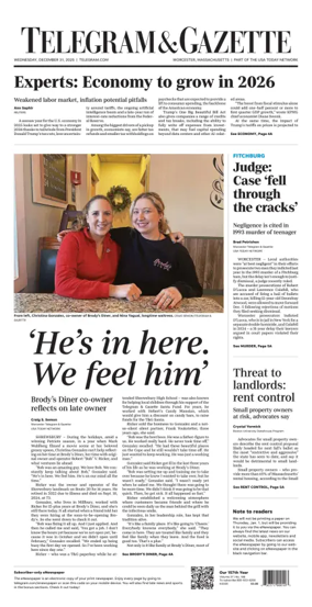 Cover of Telegram & Gazette