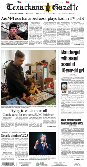 Cover of Texarkana Gazette