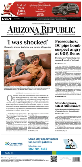 Cover of The Arizona Republic