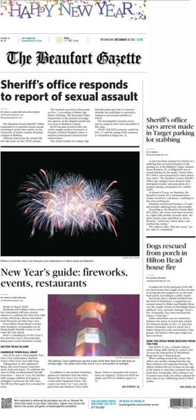 Cover of The Beaufort Gazette