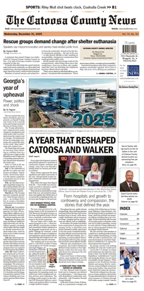 Cover of The Catoosa County News