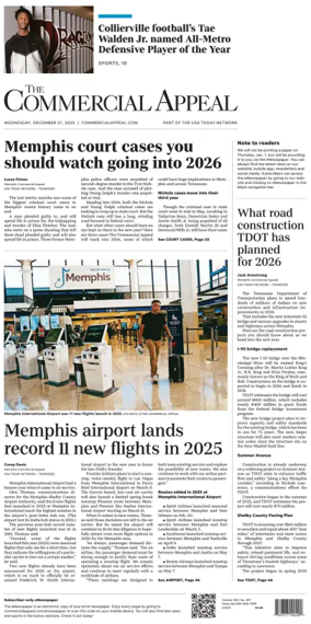 Cover of The Commercial Appeal