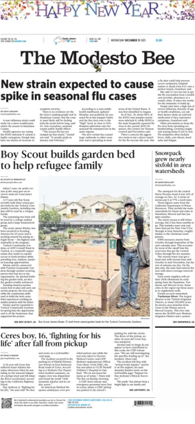 Cover of The Modesto Bee