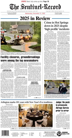 Cover of The Sentinel-Record