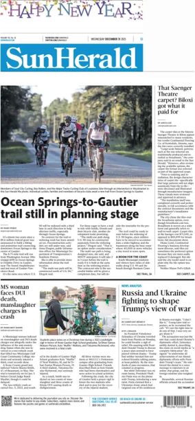 Cover of The Sun Herald