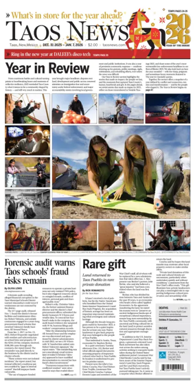 Cover of The Taos News