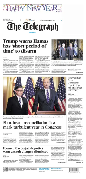 Cover of The Telegraph (Macon)