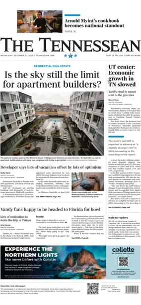 Cover of The Tennessean