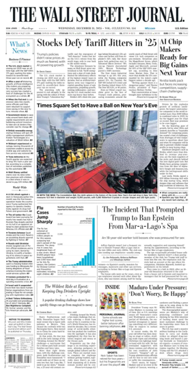 Cover of The Wall Street Journal